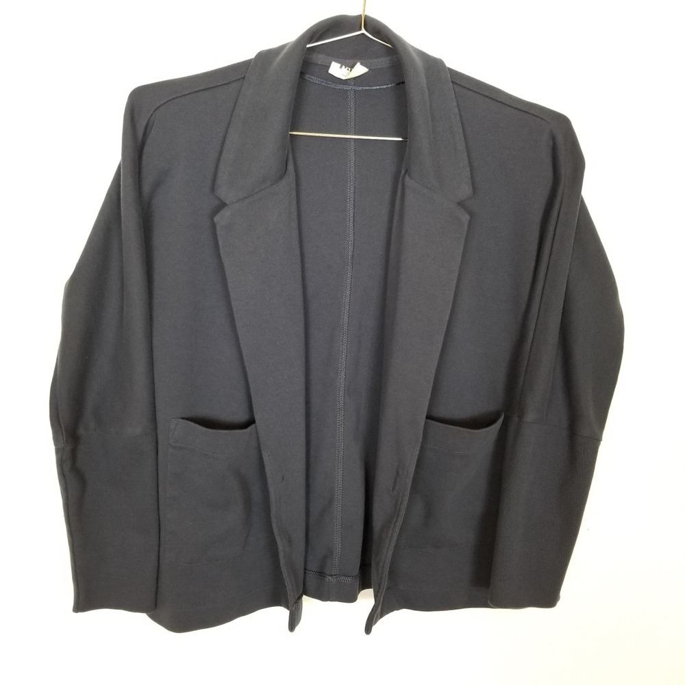 Pact Women Organic Cotton Button Up Blazer Jacket‎ Sz XS Taupe  Pockets Casual